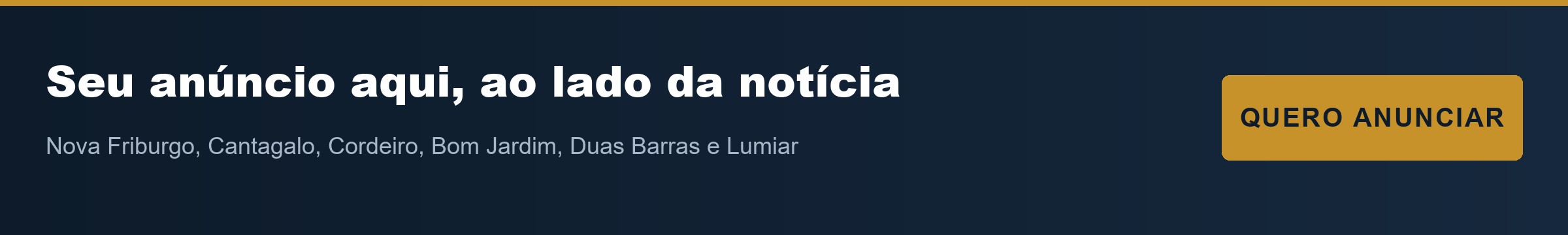 Anuncie no Serra em Foco e alcance quem mora e decide na Região Serrana.
