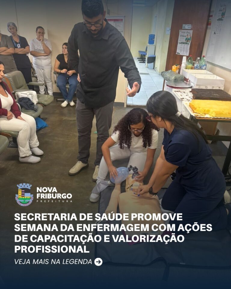 Nova Friburgo realiza Semana da Enfermagem com capacitações no Raul Sertã