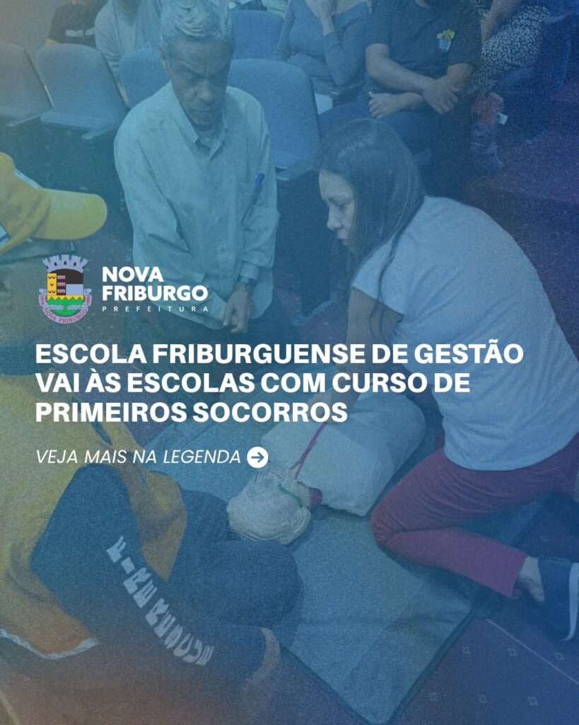 Nova Friburgo leva curso de primeiros socorros às escolas municipais
