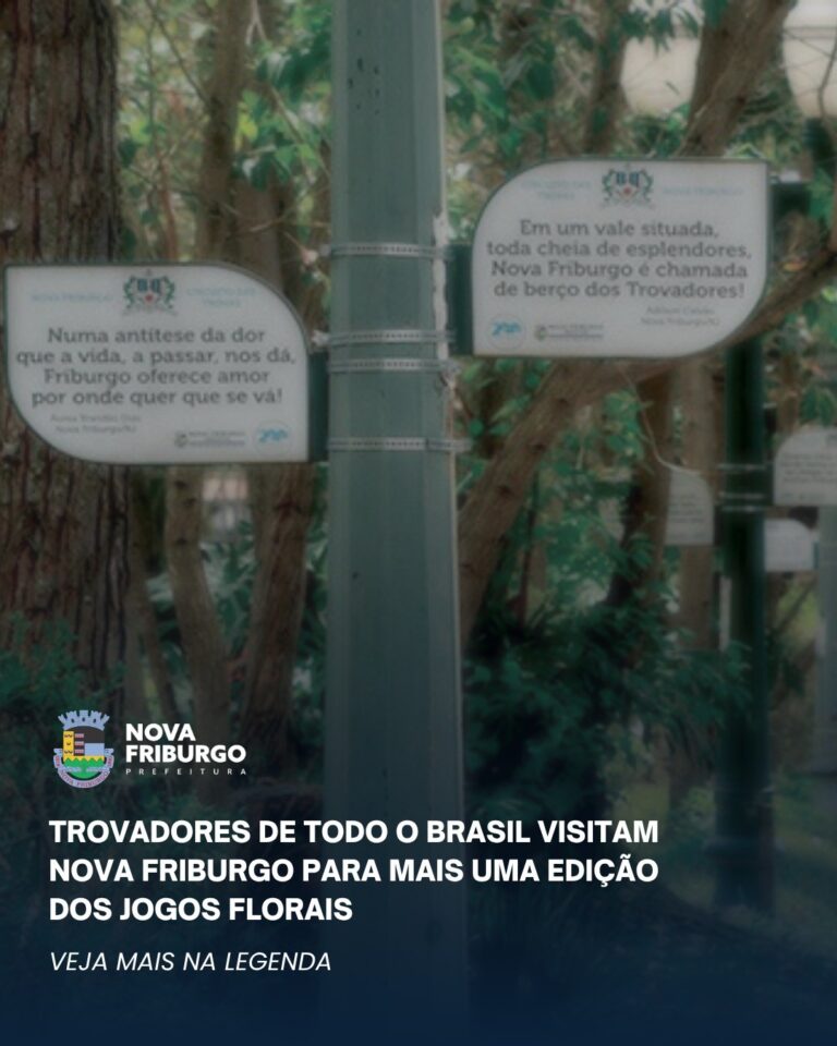 Nova Friburgo recebe trovadores de todo o país na 67ª edição dos Jogos Florais