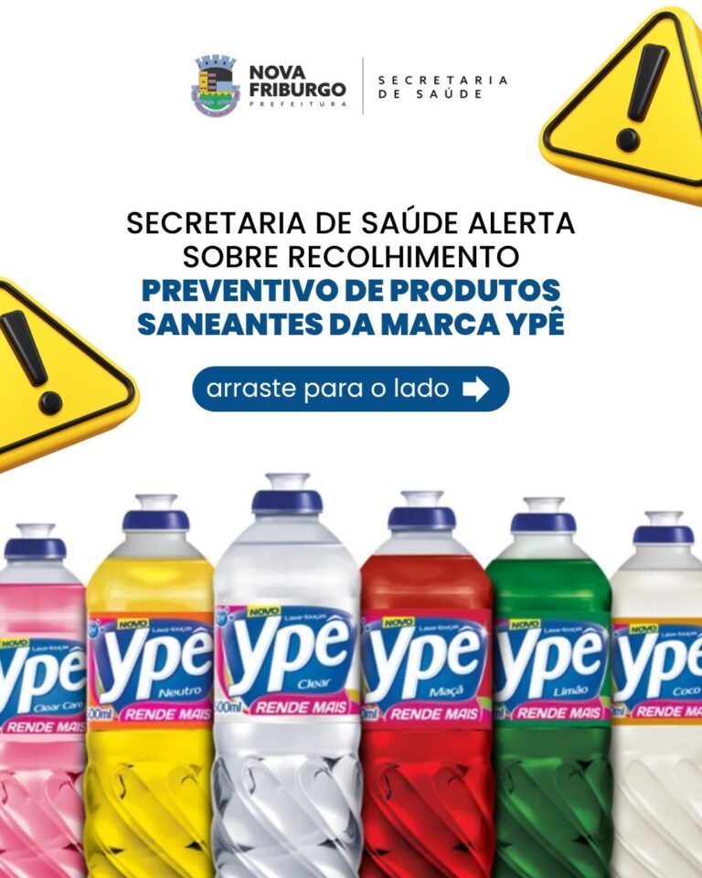 Anvisa determina recolhimento de produtos saneantes da marca Ypê