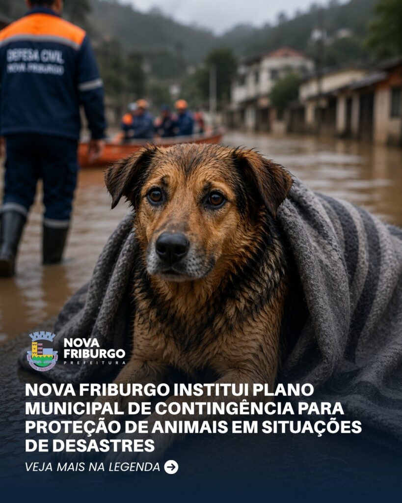 Nova Friburgo cria plano de contingência para animais em desastres