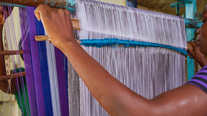 textile weaving loom — Isaac Gyamfi Assumeng